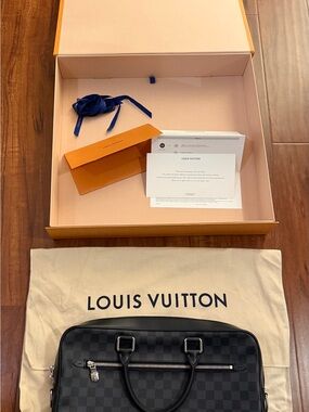 New and Authentic Louis Vuitton Business Bag